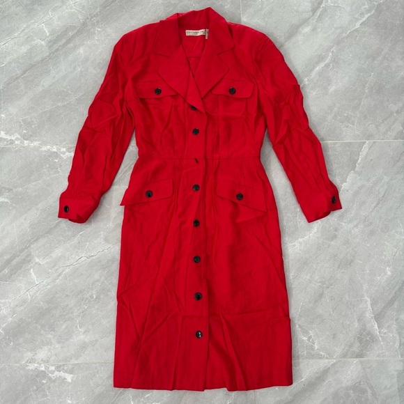 Liz Claiborne Dresses & Skirts - Women’s Vintage Liz Claiborne Button Down Business Office Dress Size 8